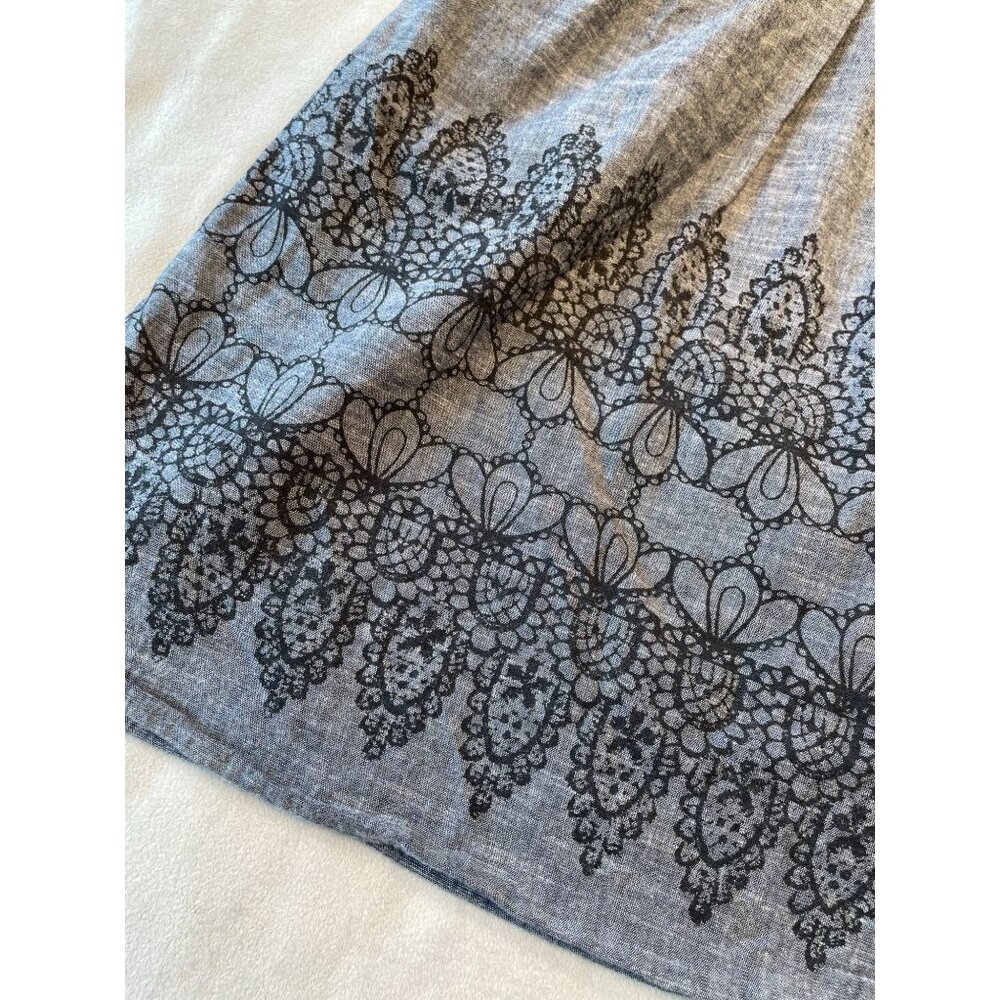 Anthropologie Staring at Stars Midi Lace Boho Dress Y2k Cottagecore Size 5 - Picture 12 of 12